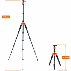 Rollei C-Serie|Reisestative-Stativ | Aluminium | Compact Traveler No. 1