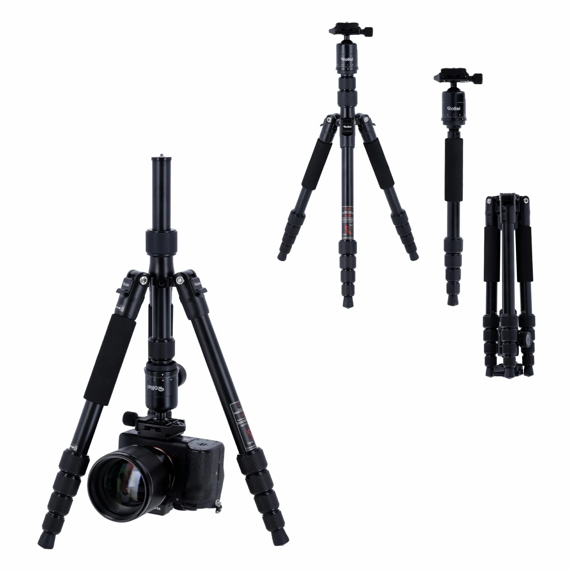 Rollei C-Serie|Reisestative-Stativ | Aluminium | Compact Traveler No. 1