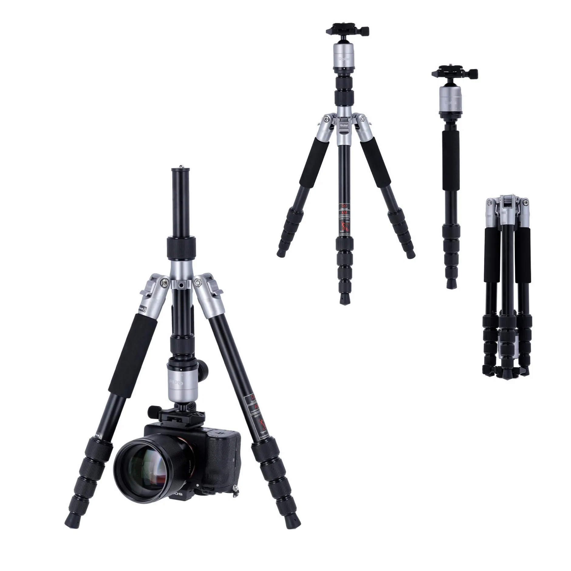 Rollei C-Serie|Reisestative-Stativ | Aluminium | Compact Traveler No. 1