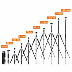 Rollei C-Serie|Reisestative-Stativ | Aluminium | Compact Traveler No. 1