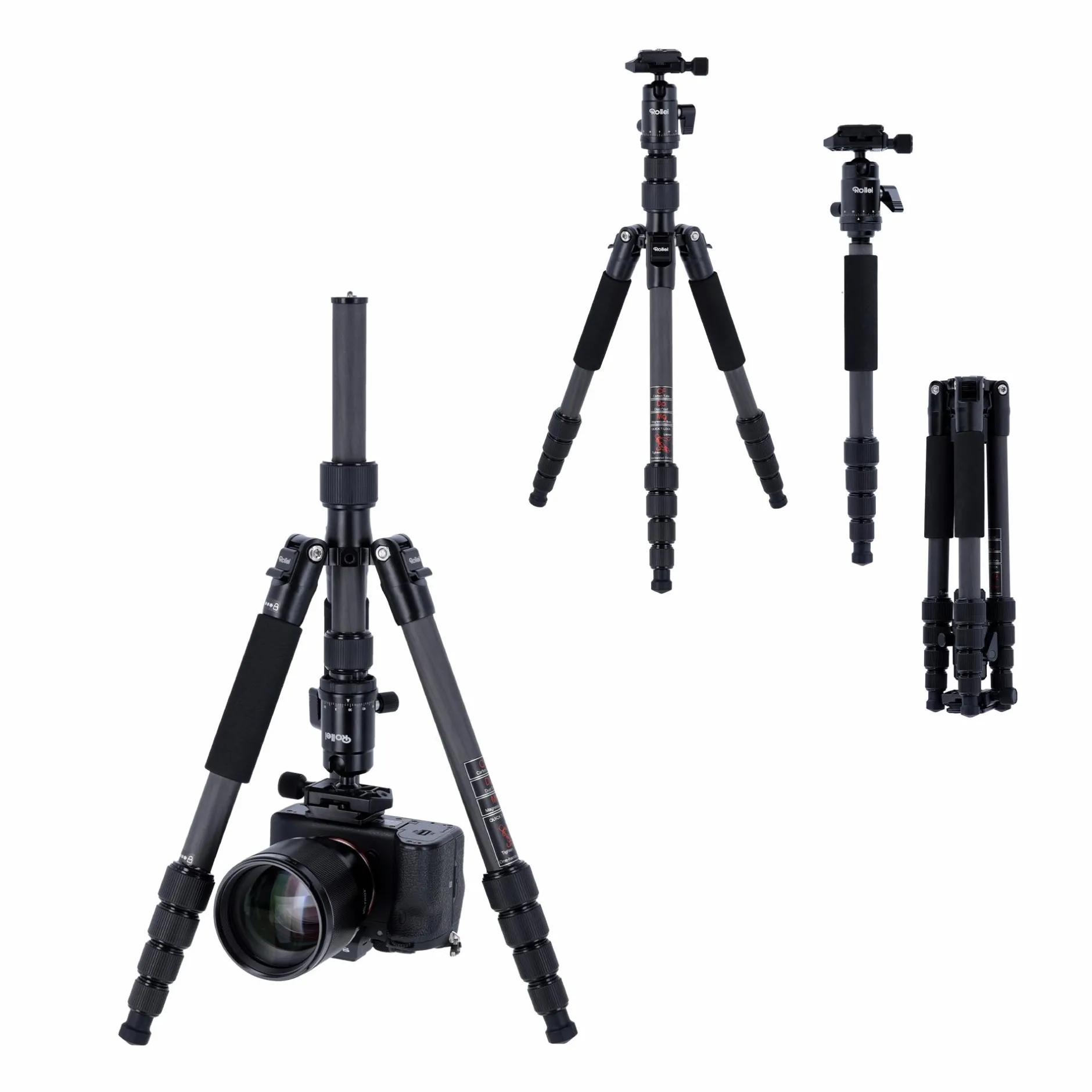 Rollei C-Serie|Reisestative-Stativ | Carbon | Compact Traveler No. 1