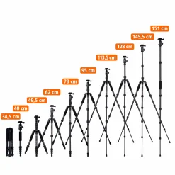 Rollei C-Serie|Reisestative-Stativ | Carbon | Compact Traveler No. 1