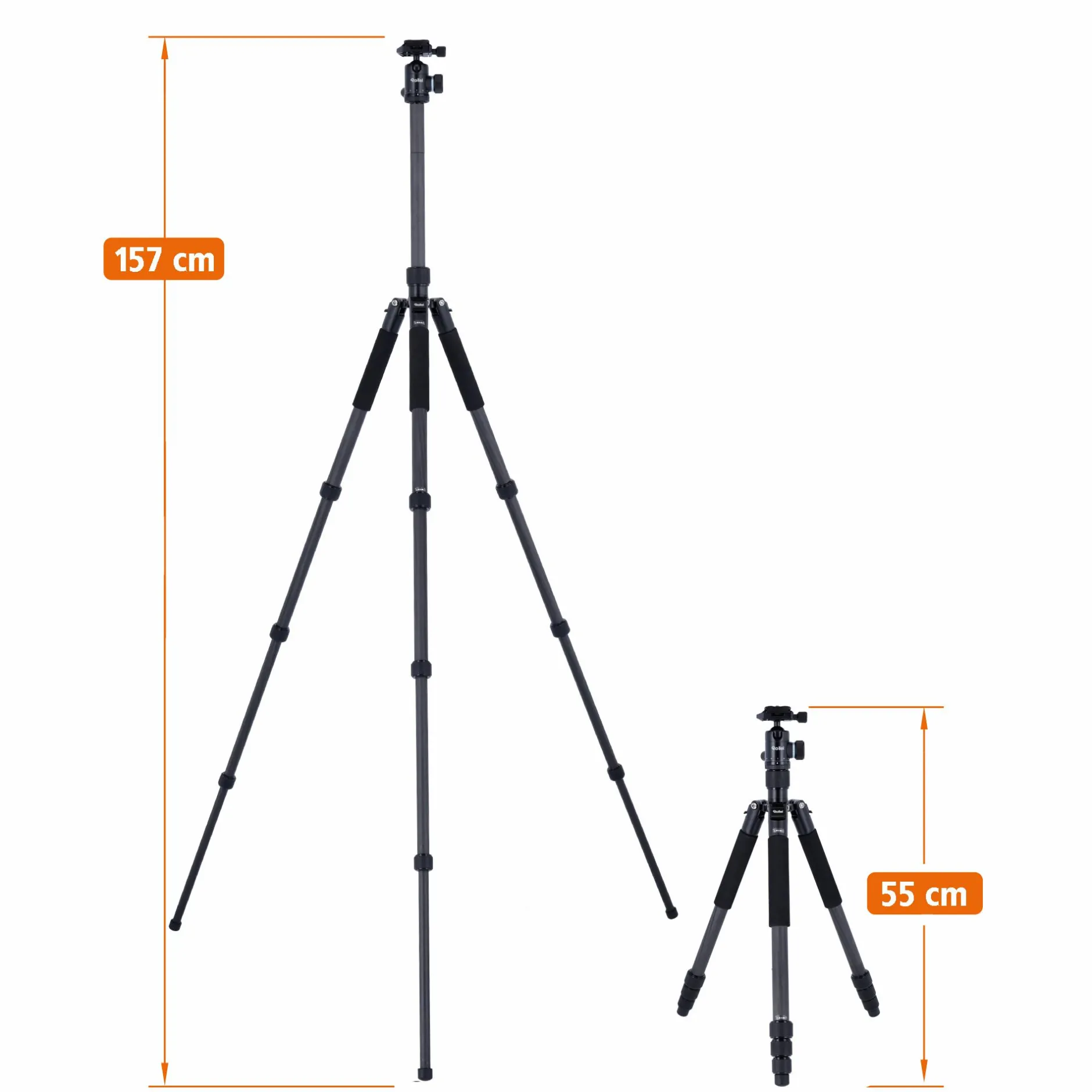 Rollei C-Serie|Reisestative-Stativ | Carbon | CT-5C