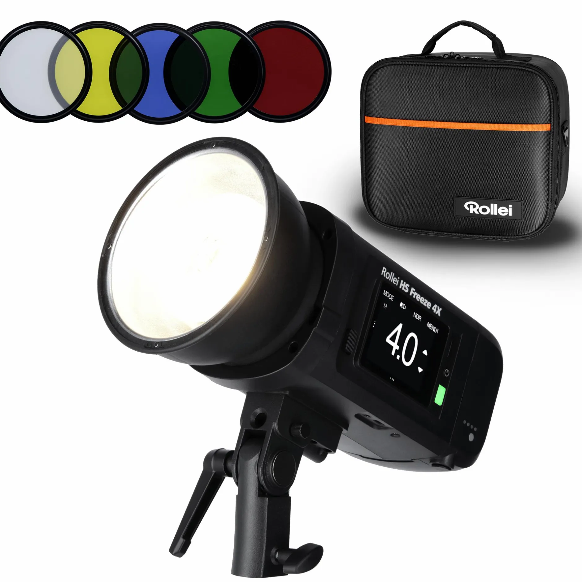 Rollei Hs Freeze X-Serie-Studioblitz | mit Akku | HS Freeze 4X