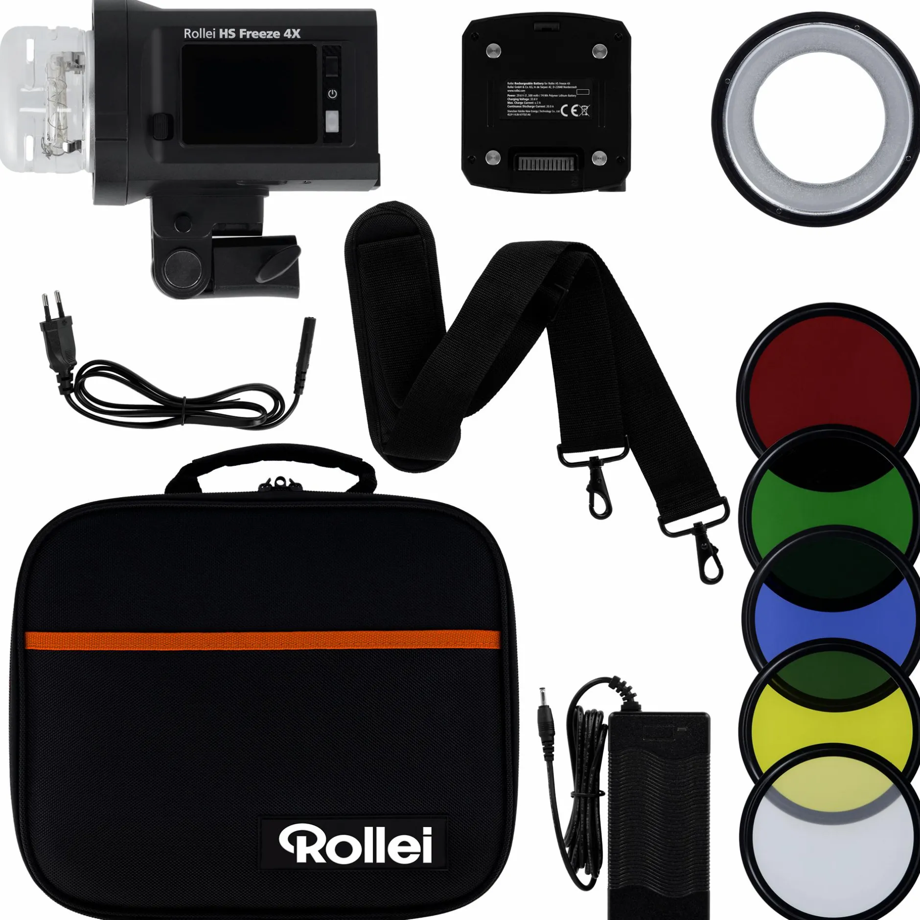 Rollei Hs Freeze X-Serie-Studioblitz | mit Akku | HS Freeze 4X