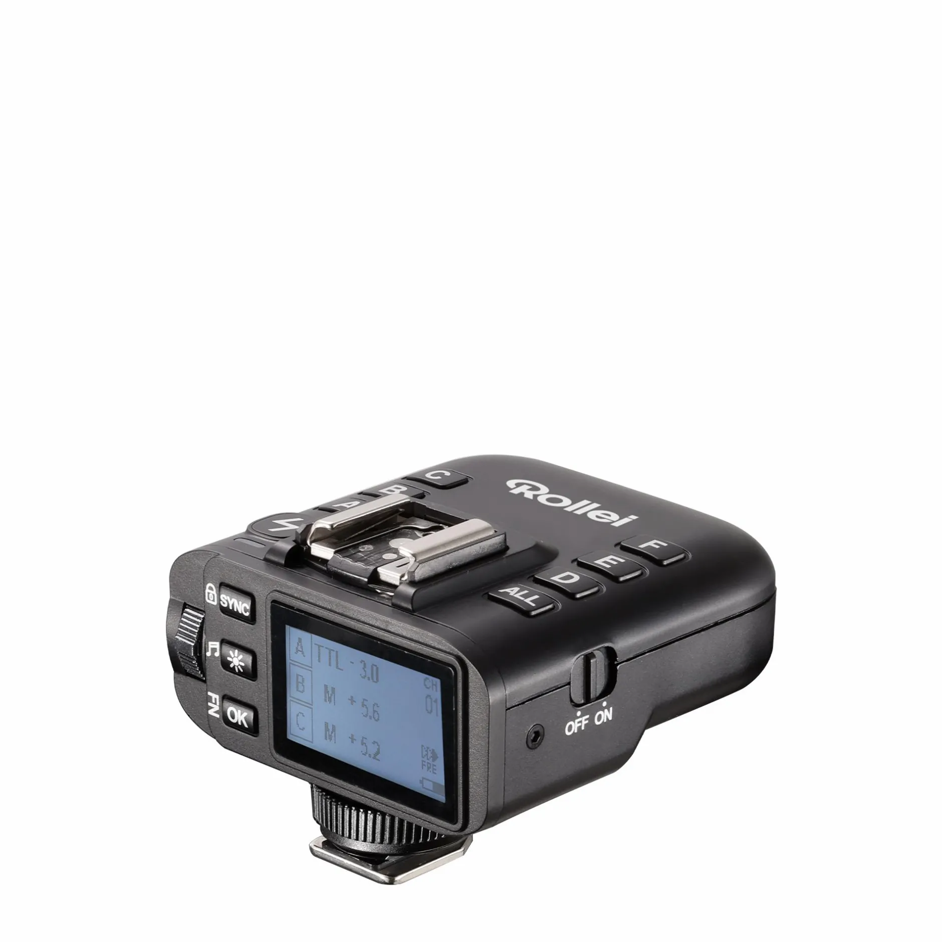 Rollei Funksender|Funksender-TR-Q6II Universeller Funksender für Studioblitze