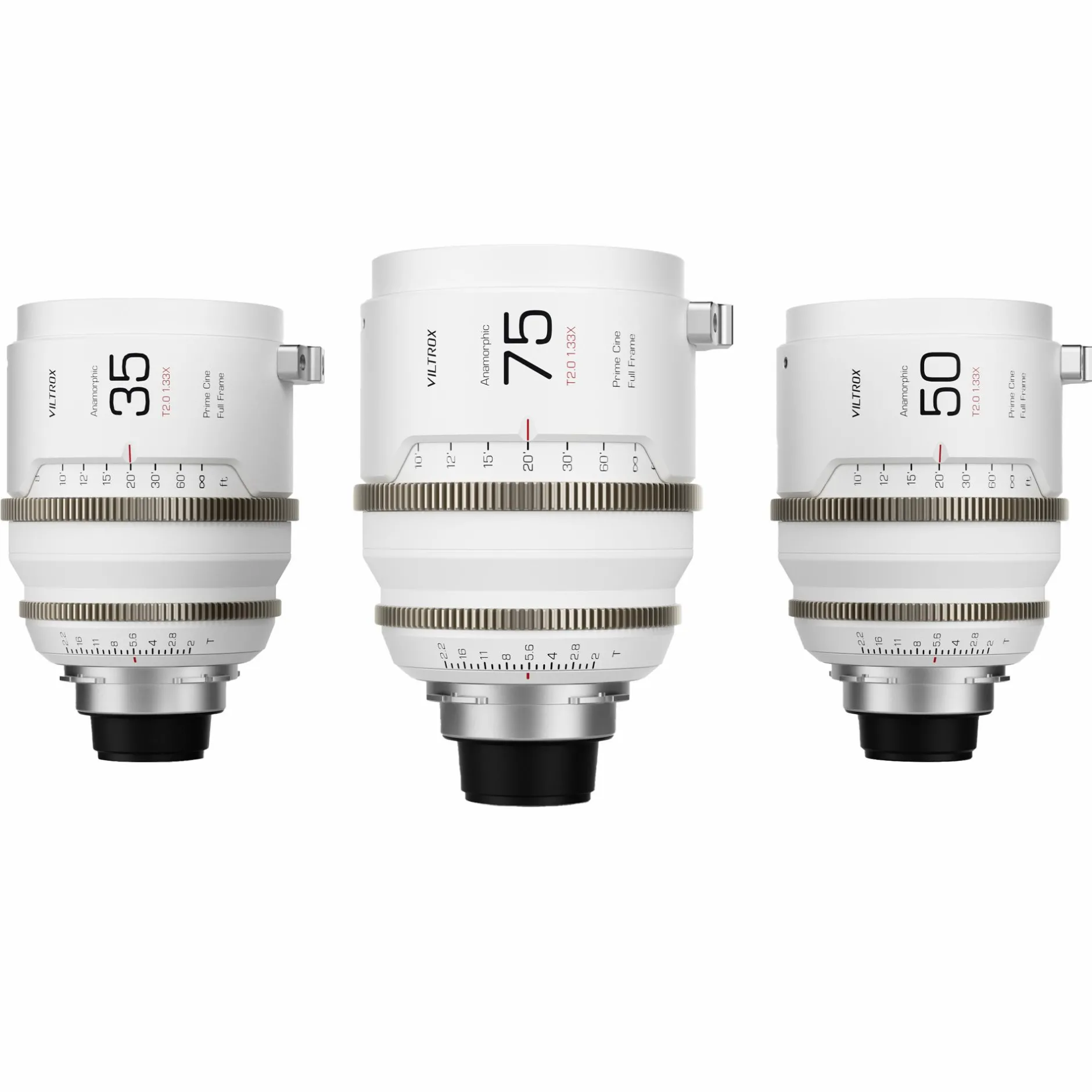 Rollei Videoobjektive|Video-Objektive-Viltrox Anamorphic Cine-Objektiv Set 35/50/75mm T2.0 1.33x mit PL-Mount