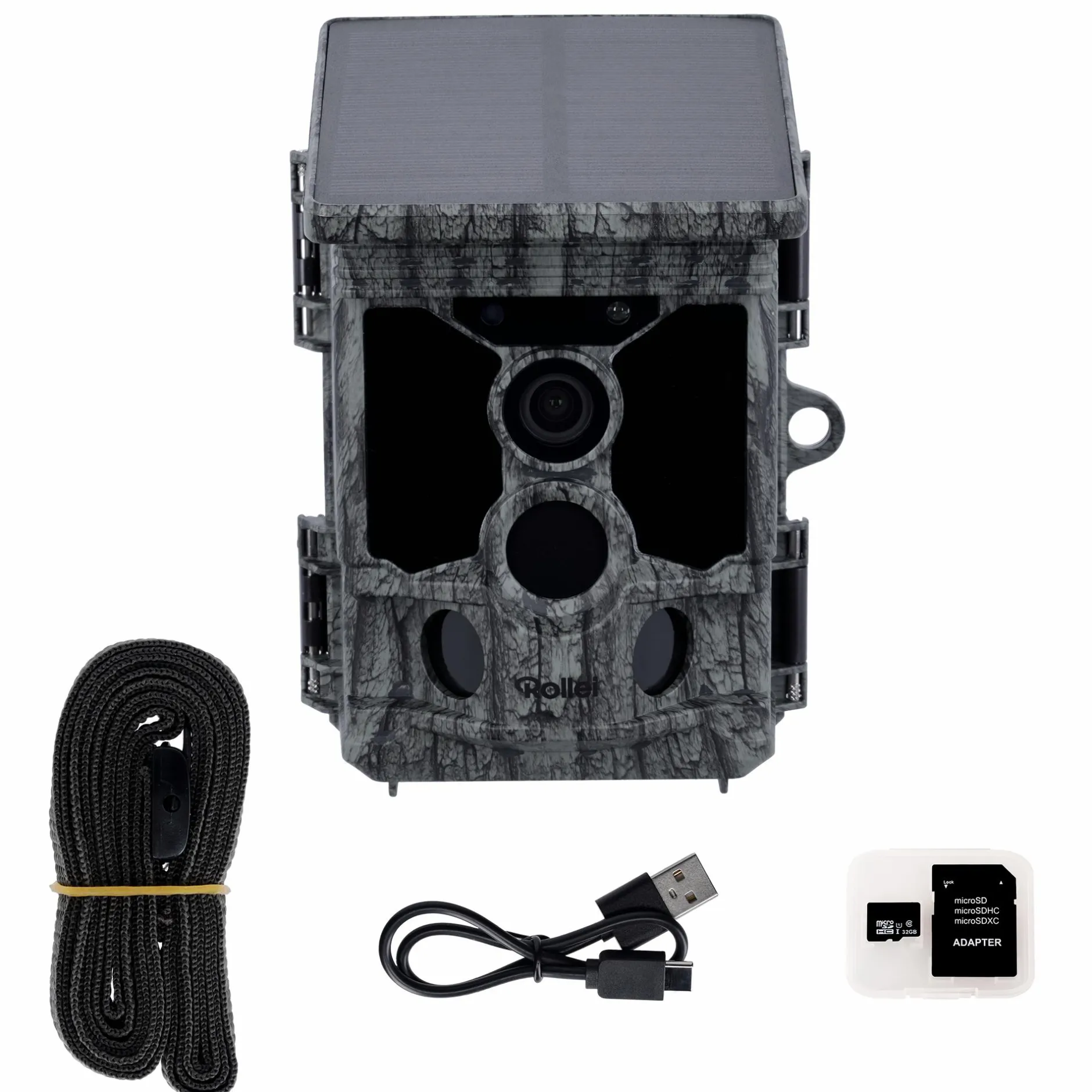 Rollei Wildkameras|Wildkameras-Wildkamera 4K WiFi Solar